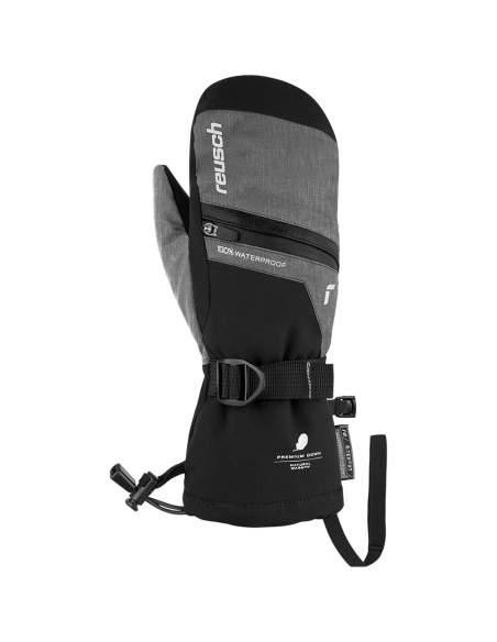 Rękawice narciarskie Reusch Lando R-TEX® XT Junior Mitten (jednopalczaste) Black/Black Melange