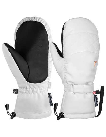 Rękawice narciarskie Reusch Chloe R-TEX ® XT Junior Mitten (jednopalczaste) White