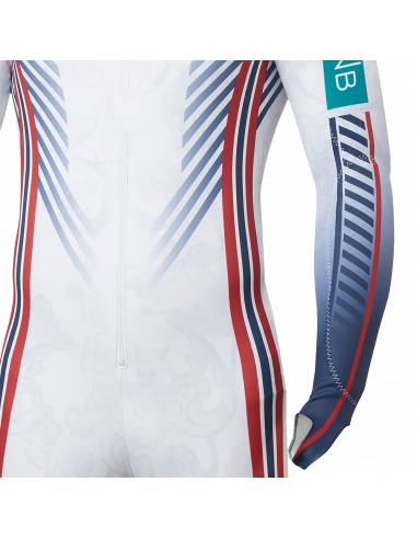 Guma narciarska kombinezon Helly Hansen Juniors' World Cup GS Speed Suit Snow White