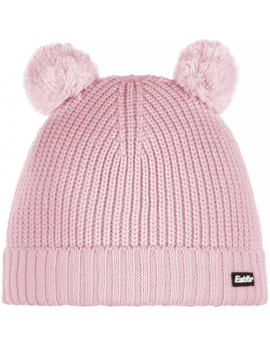 Czapka dziecięca z pomponami Eisbar PONTI POMPON KIDS 774 Light Pink
