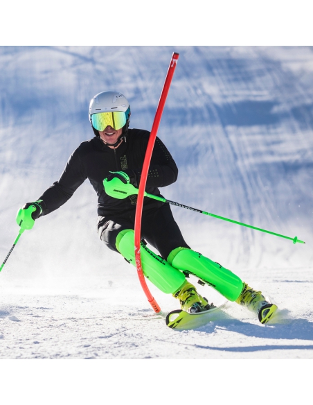 Ochraniacze narciarskie na golenie Komperdell Shinguard Profi World Cup Junior Green