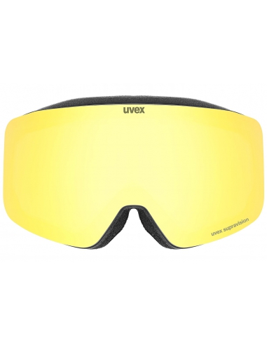 Gogle narciarskie UVEX PWDR FM Black Mat/Mirror Yellow