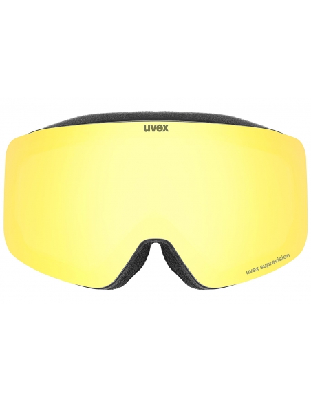 Gogle narciarskie UVEX PWDR FM Black Mat/Mirror Yellow