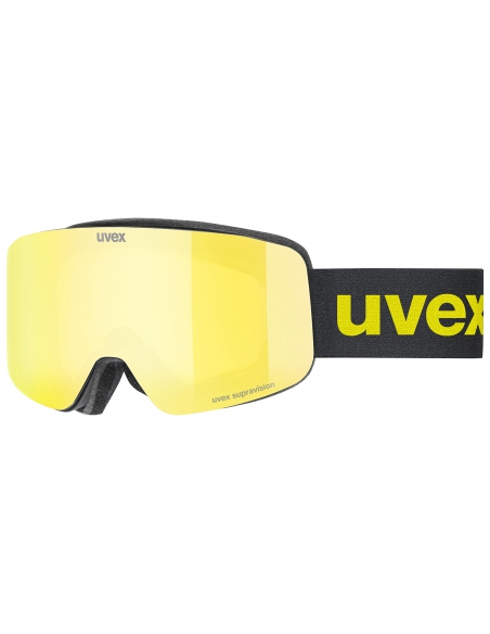 Gogle narciarskie UVEX PWDR FM Black Mat/Mirror Yellow
