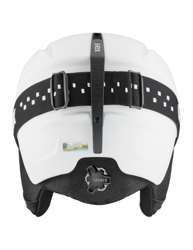 Zestaw: kask narciarski Uvex Viti White Mat +...