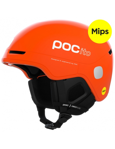 Kask narciarski POC POCito OBEX MIPS Fluorescent Orange