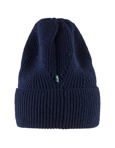 Czapka Fjallraven Directional Rib Beanie Dark Navy