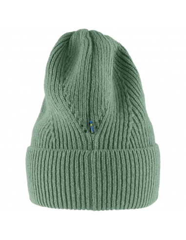 Czapka Fjallraven Directional Rib Beanie Patina Green