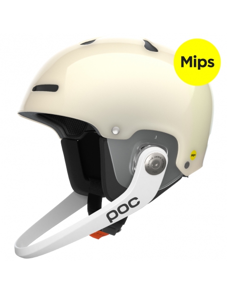 Kask narciarski POC ARTIC SL MIPS (z odpinaną i regulowaną gardą) Raw White