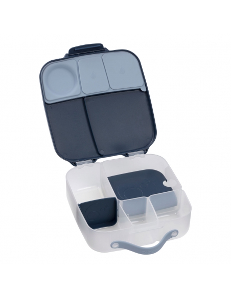 Duży lunchbox śniadaniówka z wkładem chłodzącym b.box Midnight