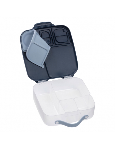 Duży lunchbox śniadaniówka z wkładem chłodzącym b.box Midnight