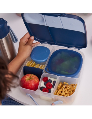 Duży lunchbox śniadaniówka z wkładem chłodzącym...