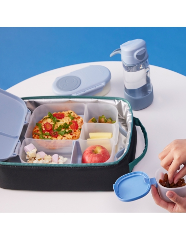 Duży lunchbox śniadaniówka z wkładem chłodzącym...