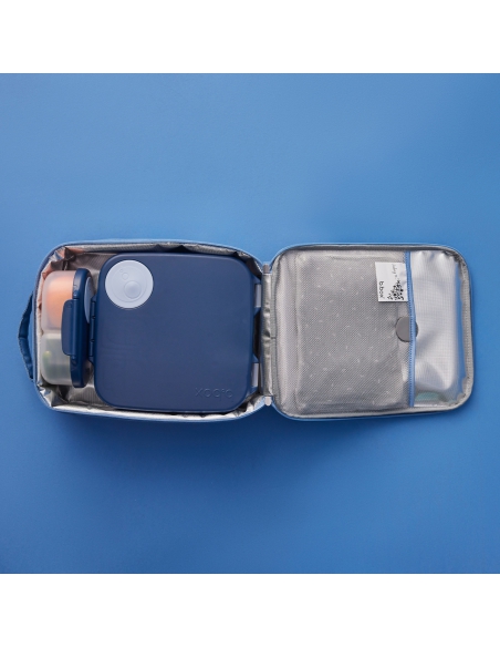 Duży lunchbox śniadaniówka z wkładem chłodzącym b.box Midnight