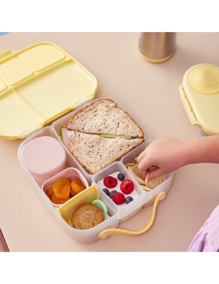 Duży lunchbox śniadaniówka z wkładem chłodzącym b.box Lemon Twist