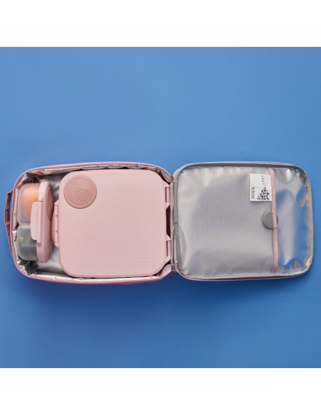 Duży lunchbox śniadaniówka z wkładem chłodzącym b.box Blush Crush