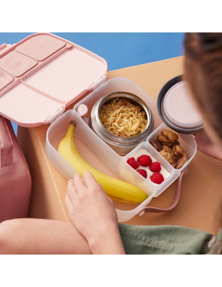 Duży lunchbox śniadaniówka z wkładem chłodzącym b.box Blush Crush