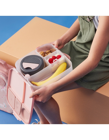 Duży lunchbox śniadaniówka z wkładem chłodzącym b.box Blush Crush