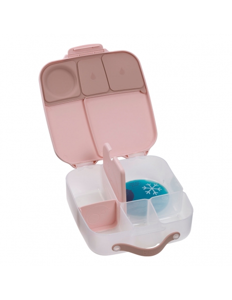 Duży lunchbox śniadaniówka z wkładem chłodzącym b.box Blush Crush