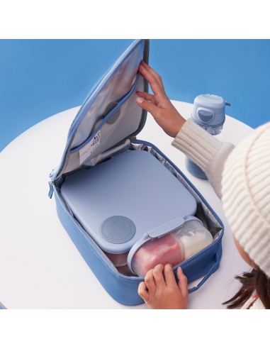 Duży lunchbox śniadaniówka z wkładem chłodzącym...