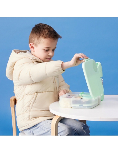 Duży lunchbox śniadaniówka z wkładem chłodzącym...