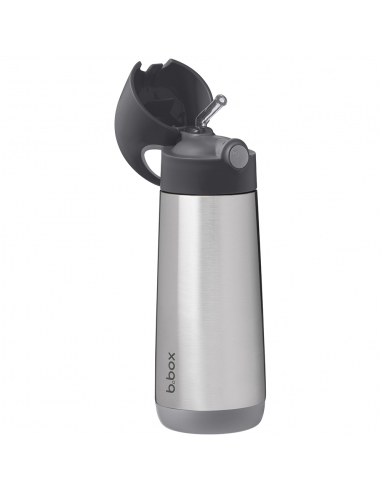 Butelka bidon termiczny ze słomką b.box 500ml Graphite