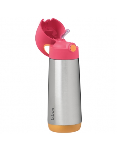 Butelka bidon termiczny ze słomką b.box 500ml Strawberry Shake