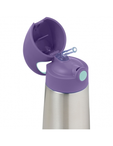 Butelka bidon termiczny ze słomką b.box 500ml Lilac Pop