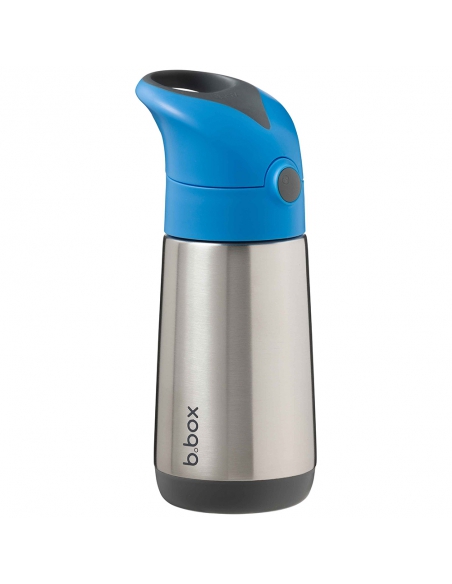 Butelka bidon termiczny ze słomką b.box 350ml Blue Slate Butelka bidon termiczny ze słomką b.box 350ml Blue Slate