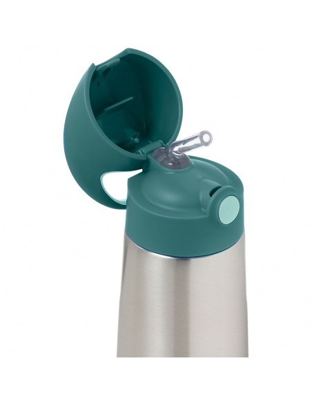 Butelka bidon termiczny ze słomką b.box 350ml Emerald Forest