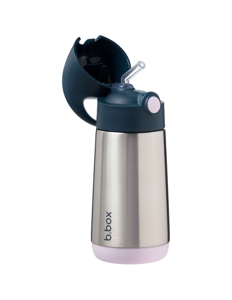 Butelka bidon termiczny ze słomką b.box 350ml Indigo Rose