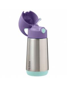 Butelka bidon termiczny ze słomką b.box 350ml Lilac Pop