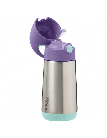 Butelka bidon termiczny ze słomką b.box 350ml Lilac Pop