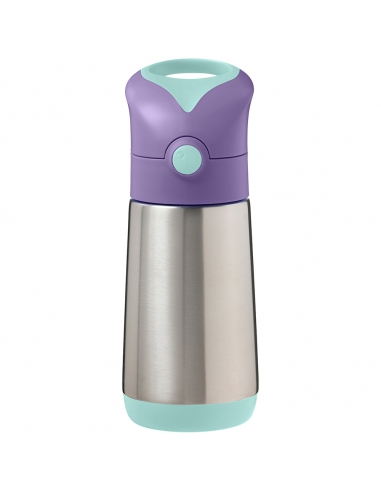 Butelka bidon termiczny ze słomką b.box 350ml Lilac Pop