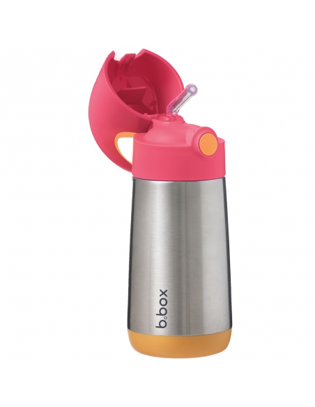 Butelka bidon termiczny ze słomką b.box 350ml Strawberry Shake