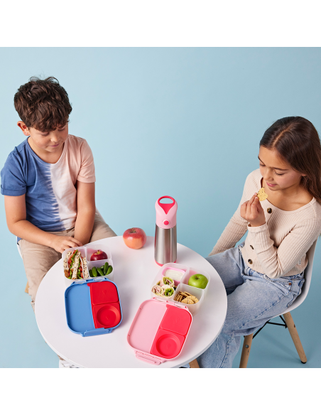 Butelka bidon termiczny ze słomką b.box 500ml Flamingo Fizz