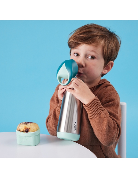 Butelka bidon termiczny ze słomką b.box 500ml Emerald Forest