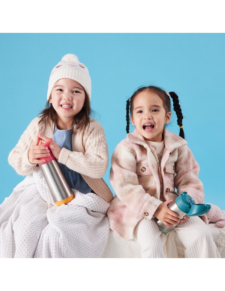 Butelka bidon termiczny ze słomką b.box 500ml Strawberry Shake