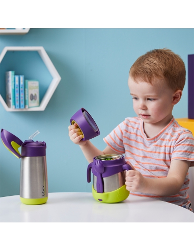 Butelka bidon termiczny ze słomką b.box 350ml...