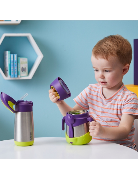 Butelka bidon termiczny ze słomką b.box 350ml Passion Splash