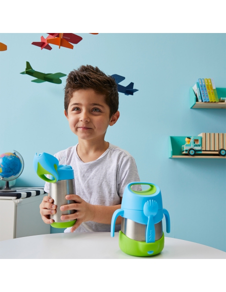 Butelka bidon termiczny ze słomką b.box 350ml Ocean Breeze