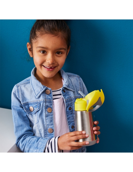 Butelka bidon termiczny ze słomką b.box 350ml Indigo Rose