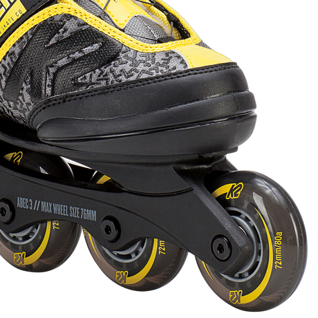 Rolki dziecięce K2 Raider BOA Gray/Yellow
