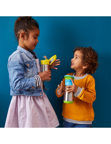 Butelka bidon termiczny ze słomką b.box 350ml Lilac Pop