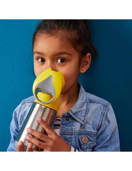 Butelka bidon termiczny ze słomką b.box 350ml Lilac Pop