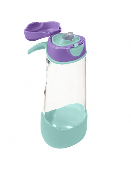 Butelka sportowa tritanowa na wodę bidon z ustnikiem b.box 600ml Lilac Pop