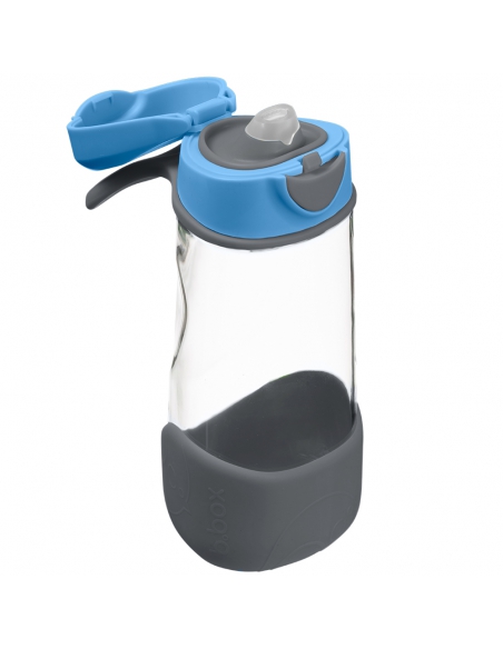 Butelka sportowa tritanowa na wodę bidon z ustnikiem b.box 450ml Blue Slate