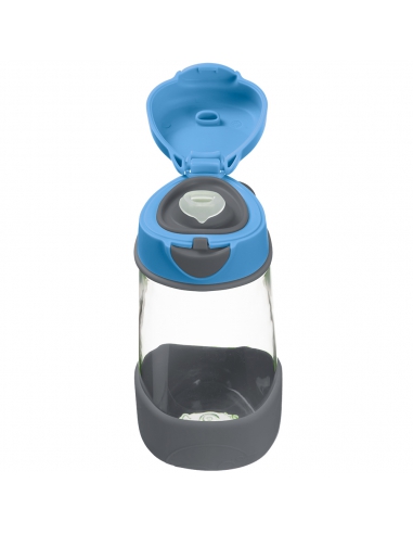 Butelka sportowa tritanowa na wodę bidon z ustnikiem b.box 450ml Blue Slate
