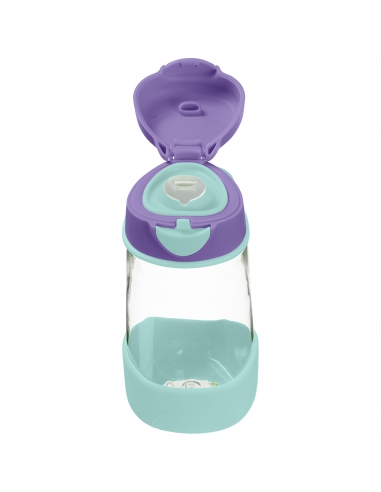 Butelka sportowa tritanowa na wodę bidon z ustnikiem b.box 450ml Lilac Pop