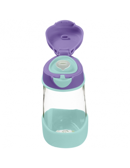 Butelka sportowa tritanowa na wodę bidon z ustnikiem b.box 450ml Lilac Pop